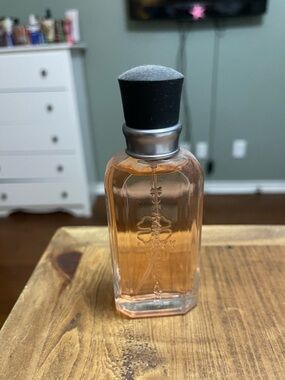 Lucky Brand Women Bath & Body Perfume Bottle in Peach and Black